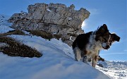 RESEGONE innevato e ‘Porta del Palio’ ad anello da Fuipiano Valle Imagna il 16 febbraio 2019- FOTOGALLERY